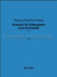 Konzert für Klangwerk und Orchester (Score)